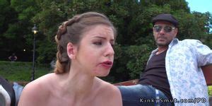 Brunette Slave Foot Worship In Public Stella Cox Tnaflix