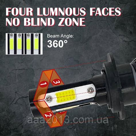 Купить 4 диода LED МИНИ лампа H11(h8 h9 H16) ближний , дальний свет ...