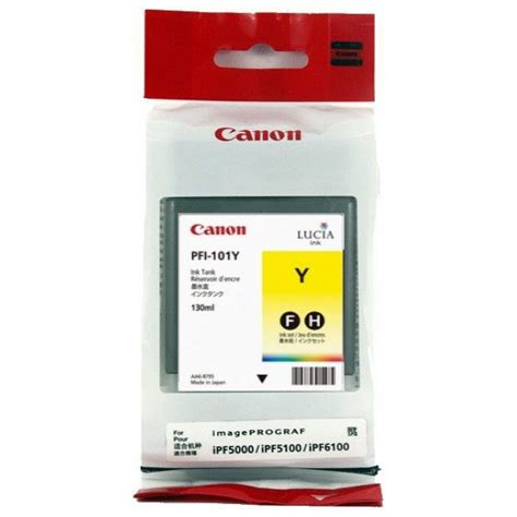 Canon PFI 101Y blækpatron gul 130ml Lomax