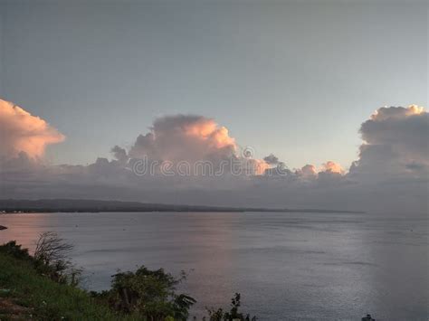 Aguadilla Puerto Rico Sunset From Cliff Stock Photo Image Of