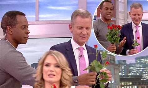 Andi Peters gives Jeremy Kyle roses on GMB | Daily Mail Online