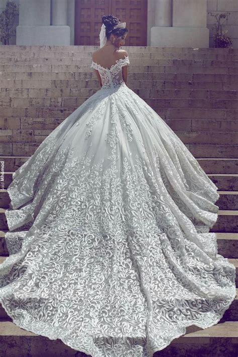 Long Train Wedding Gowns