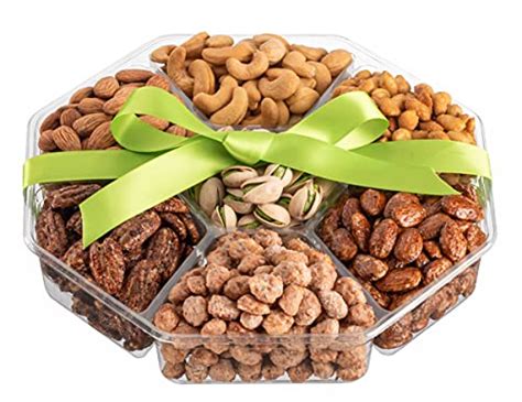 Holiday Christmas Nuts Gift Basket - Assortment Of Sweet & Roasted ...