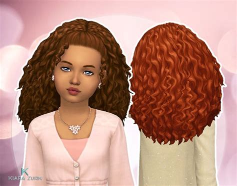 Lydia Curls For Girls In 2023 Sims 4 Curly Hair Sims Hair Sims 4