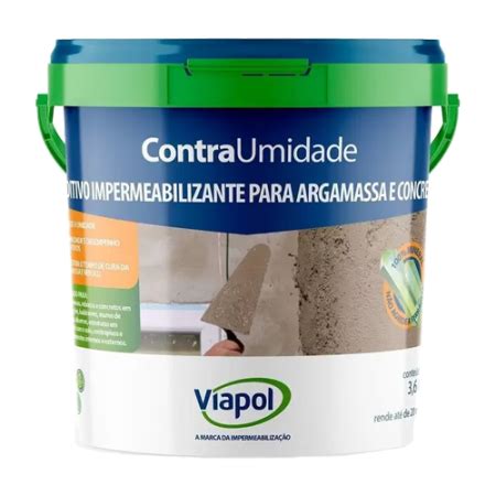 ADITIVO IMPERMEABILIZANTE PARA ARGAMASSAS E CONCRETO VIAPOL CONTRA