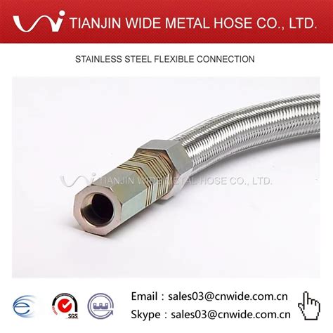 Inch Fire Sprinkler Flexible Hose With Inch Hexagonal Nozzle