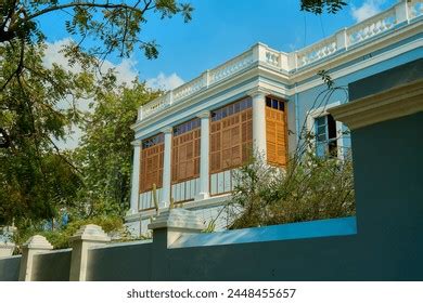 Sri Aurobindo Ashram Pondicherry India Stock Photo 2448455657 ...