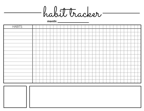printable daily habit tracker routine routine tracking monthly habit