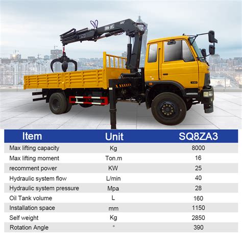 Ton Knuckle Boom Truck Mounted Crane Bob Lift