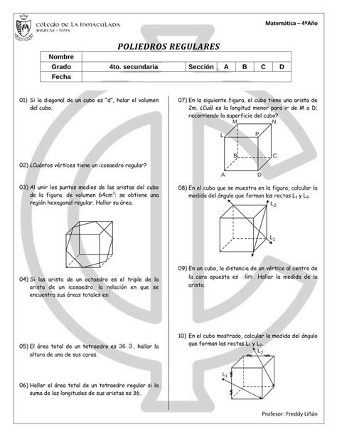 PDF L P Portal Del Colegio De La Inmaculada De Poliedros