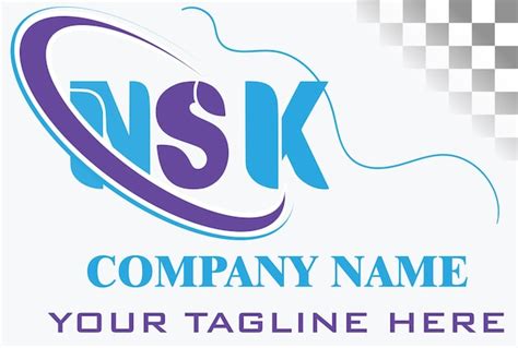 Premium Vector | NSK Letter Logo Design