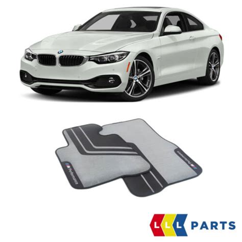 Bmw New Genuine 4 Series F32 F33 F36 M Performance Front Floor Mats Lhd 2407305 Ebay