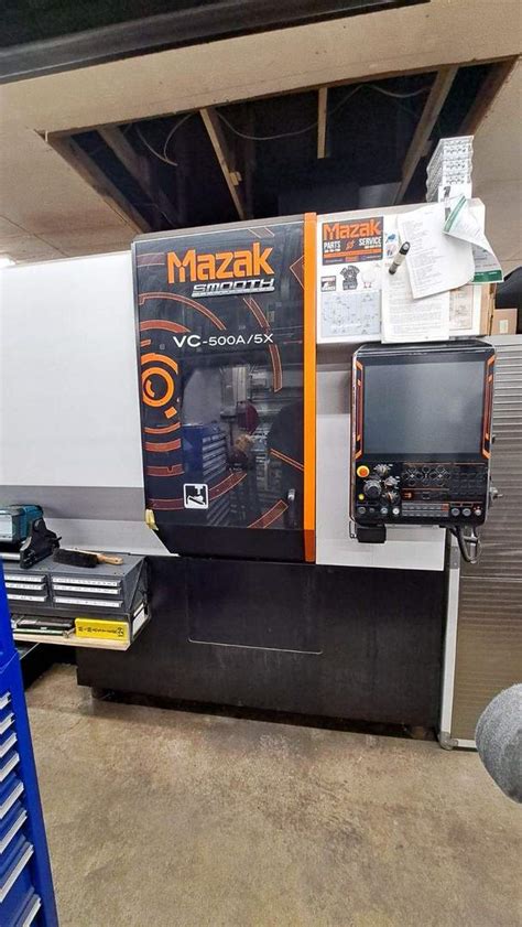 Used Mazak Vc 500a5x Cnc Vertical Machining Center 8074452