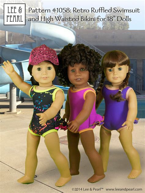 L P Retro Ruffled Swimsuit And High Waisted Bikini Etsy