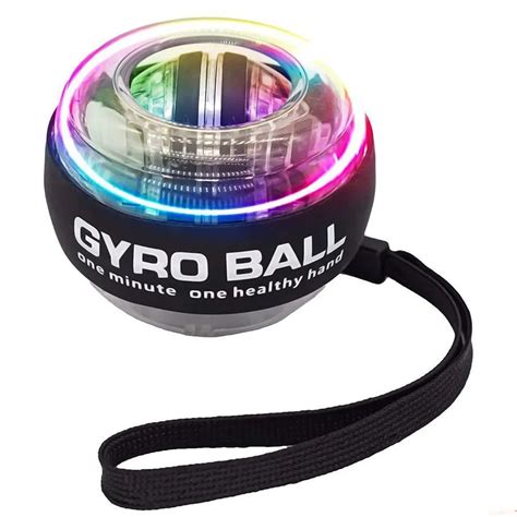 LED Gyroscope Hand Strengthener For Gyroball And Arm Muscle Training ...