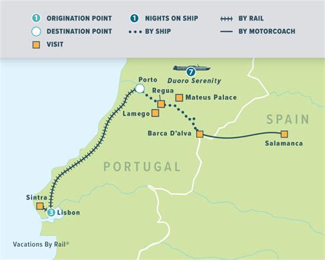 Douro River Map