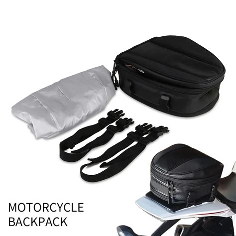 Bolsas Traseras Impermeables Para Motocicleta Kit De Bolsa De Viaje