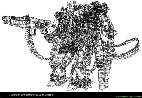 Geof Darrow Mekquake Geof Darrow Concept Art For The Apu