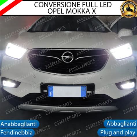 KIT FULL LED Opel Mokka X Anabbaglianti Abbaglianti Fendinebbia 6000K