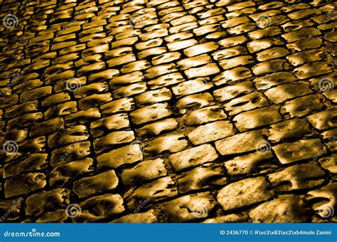 Paved With Gold Stock Photo Image 2436770