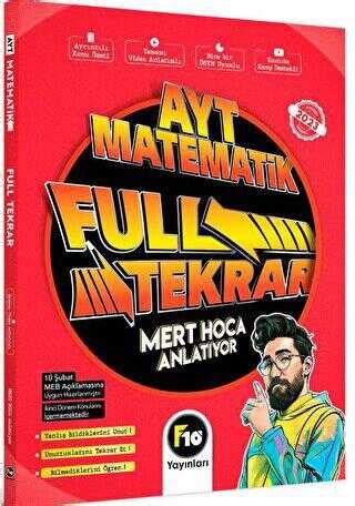 F Yay Nlar Mert Hoca Ayt Matematik Full Tekrar Video Ders