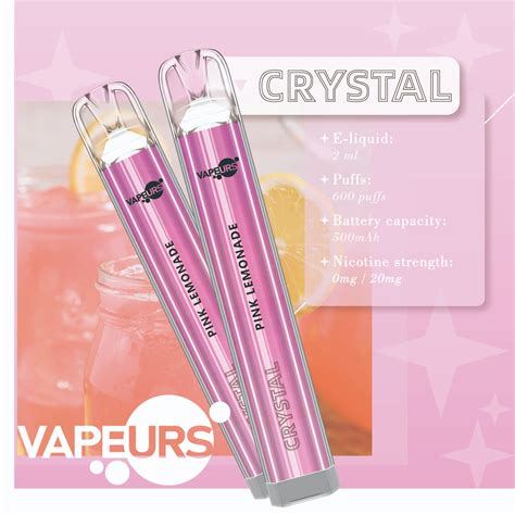 Vapeurs Ske Sky Crystal Vape 600 Puff Bar 2 Nicotine Pouch 2ml Juice