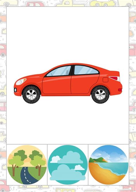 Printable modes of transportation kindergarten activity – Artofit