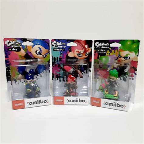 Yahooオークション Amiibo アミーボ スプラトゥーン ボーイ ボーイ