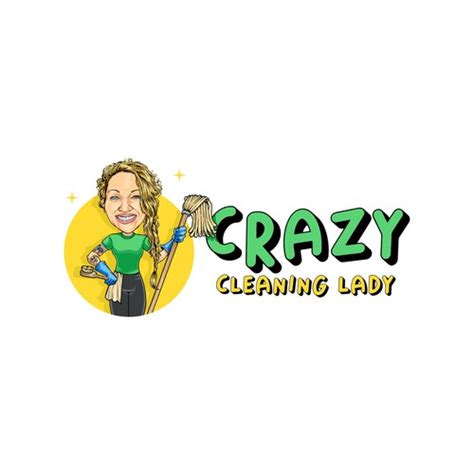 Designs | This cleaning lady needs a crazy logo!! | Logo design contest