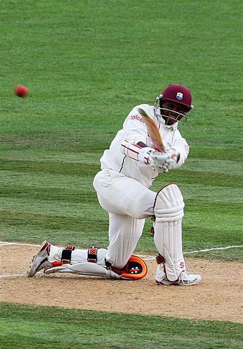 Shivnarine Chanderpaul Plays A Forceful Sweep ESPNcricinfo