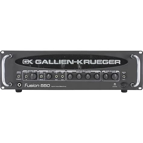 Gallien Krueger Fusion 550 Hybrid Valve Bass Amplifier Musician S Friend