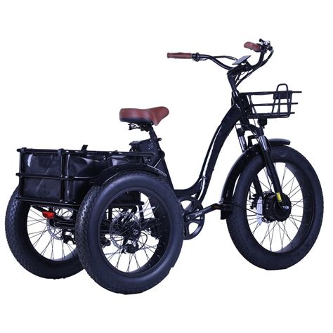 Inch Triciclo Electric Trike W Motor Fat Tire Wheel E Bike