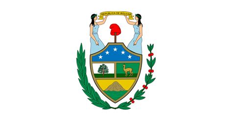 First Coat Of Arms Of Bolivia Formerly Named The Republic Of Bolívar