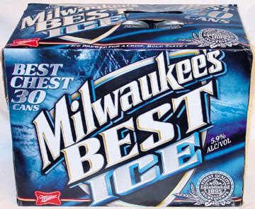 Photo of Milwaukee's Best Ice beer Label