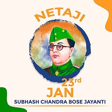 Happy Subhash Chandra Bose Jayanti Template Design Template Download on ...