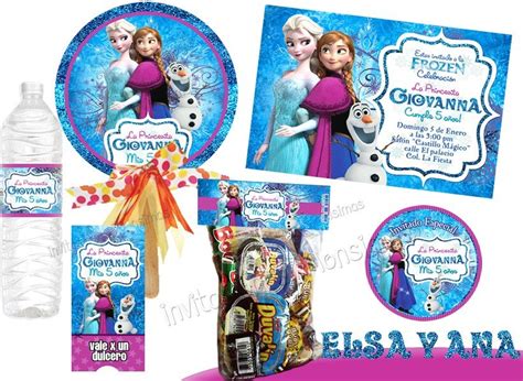 Kit Imprimible Frozen 150 00 En Mercado Libre