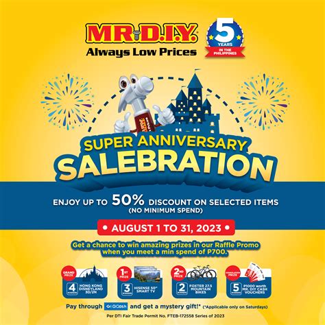 Super Anniversary Salebration Raffle Promo 2023 | Bricolage Philippines