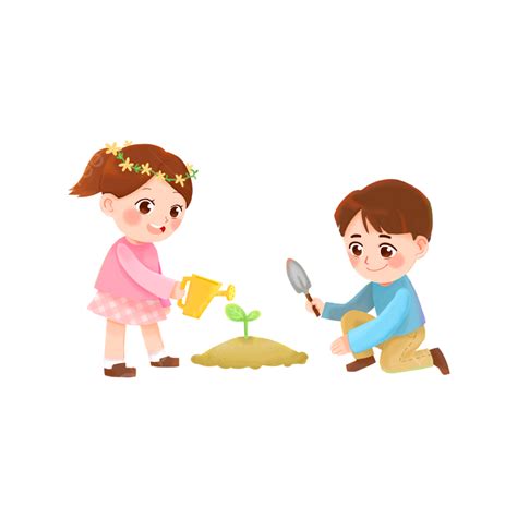 Tree Planting Kids PNG Transparent, Kid Planting Tree, Tree Planting, Arbor Day, Planting Trees ...