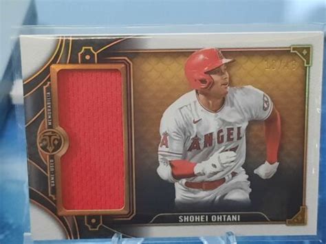 SHOHEI OHTANI 2022 Topps Triple Threads Single Jumbo Relic Card SJR1