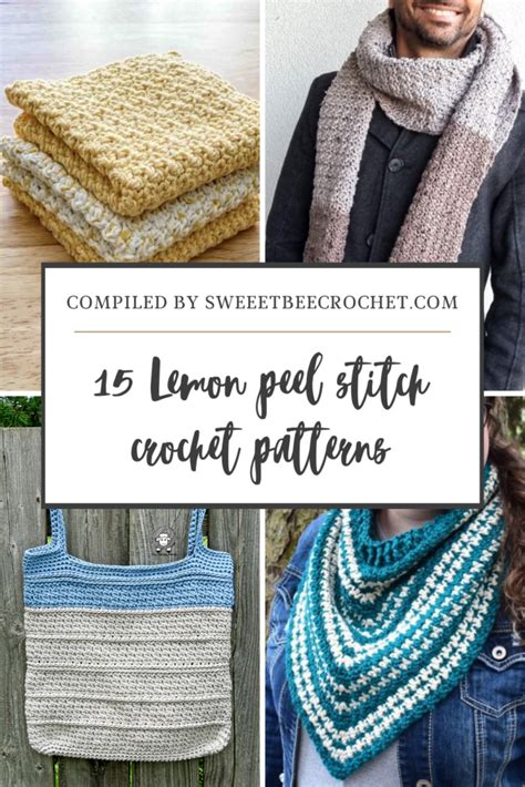 15 Crochet patterns that use the lemon peel stitch - Sweet Bee Crochet