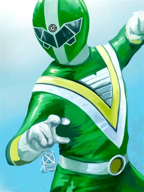 Supersonic Green Ranger From Power Rangers By Xtophe On Deviantart