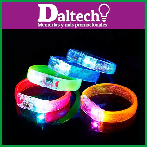 Ld Pulsera Luminosa Led Plana Daltech Promo Y M S