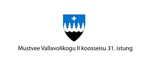 Mustvee Vallavolikogu Ii Koosseisu Istung Youtube