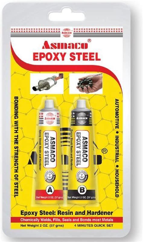 Asmaco® Epoxy Steel + Schuurpapier & Polijstpapier P400 - P10.000 | Vloeibaar Staal |... | bol.com