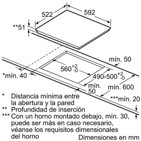 Placa Induccion Bosch Medidas Placasdecocina Es