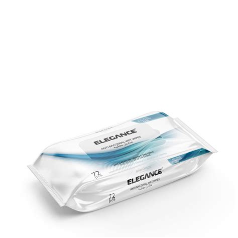 Elsada Elegance Antibacterial Wet Wipes Blue Pcs Karout Online