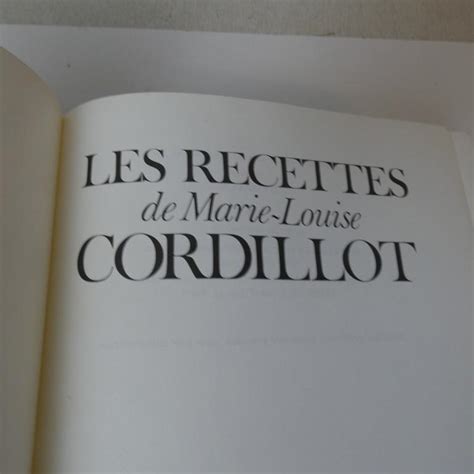 Les Recettes de Marie Louise Cordillot Label Emmaüs