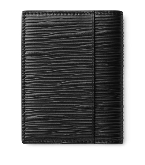 Mens Montblanc Black Leather Meisterst Ck Card Holder Harrods Jo