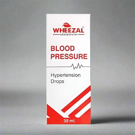 Buy Wheezal Blood Pressure Hypertension Drops for Stress & BP Control ...