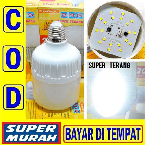 Jual Kam Lampu Tabung W Led Kapsul Watt Sni Garansi Paling Terang